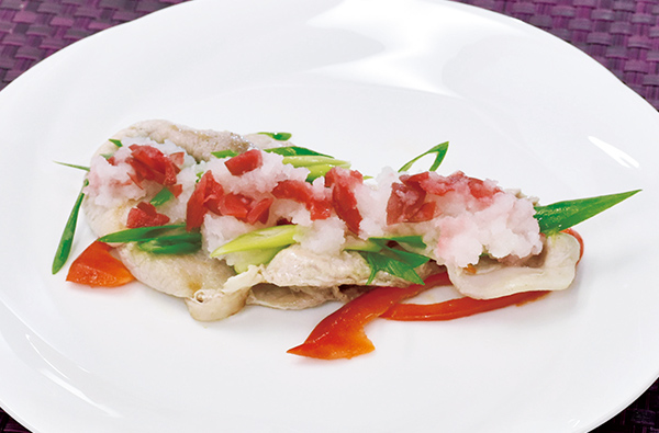 豚肉ソテー梅おろし