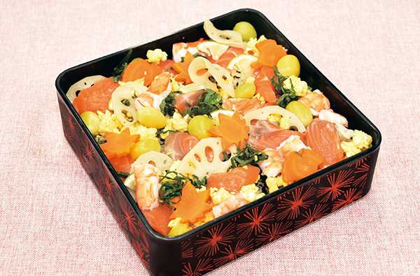 秋のちらし寿司