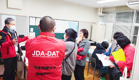 令和６年能登半島地震　日本栄養士会災害支援チーム（JDA-DAT）活動報告